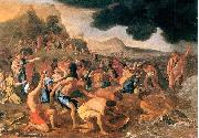 Nicolas Poussin Crossing of the Red Sea oil on canvas